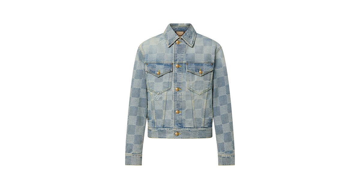 Damier Classic Denim Jacket Ready-to-Wear LOUIS VUITTON