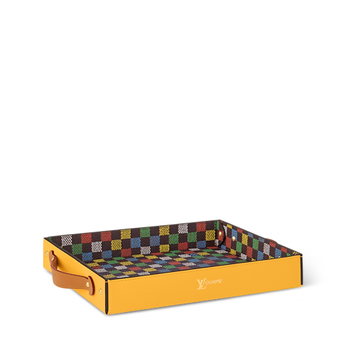 LV Vers Damier Tray . in Trunks, Travel and Home's Sport and Games } collections by Louis Vuitton (Product zoom)