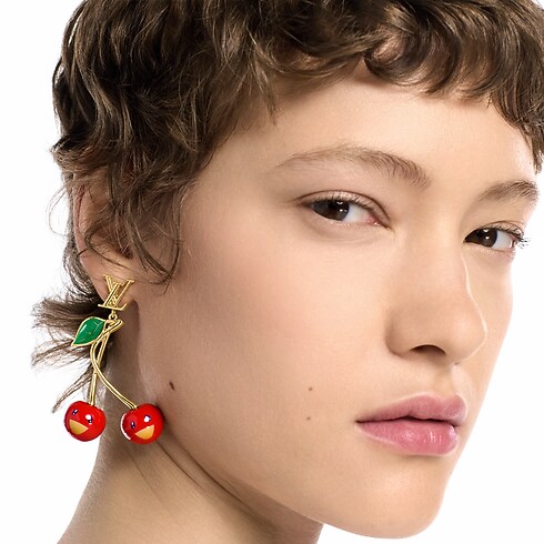 LV x TM Cerise Earrings . in Women's Fashion Jewellery Earrings collections by Louis Vuitton (Product zoom)