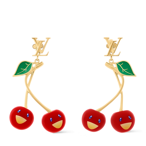 LV x TM Cerise Earrings . in Women's Fashion Jewellery Earrings collections by Louis Vuitton (Product zoom)