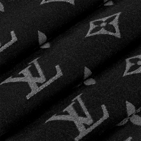 All About Monogram Scarf detail view