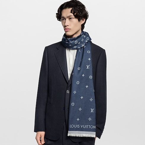 All About Monogram Stole . in Men's Accessories Scarves for Men collections by Louis Vuitton (Product zoom)