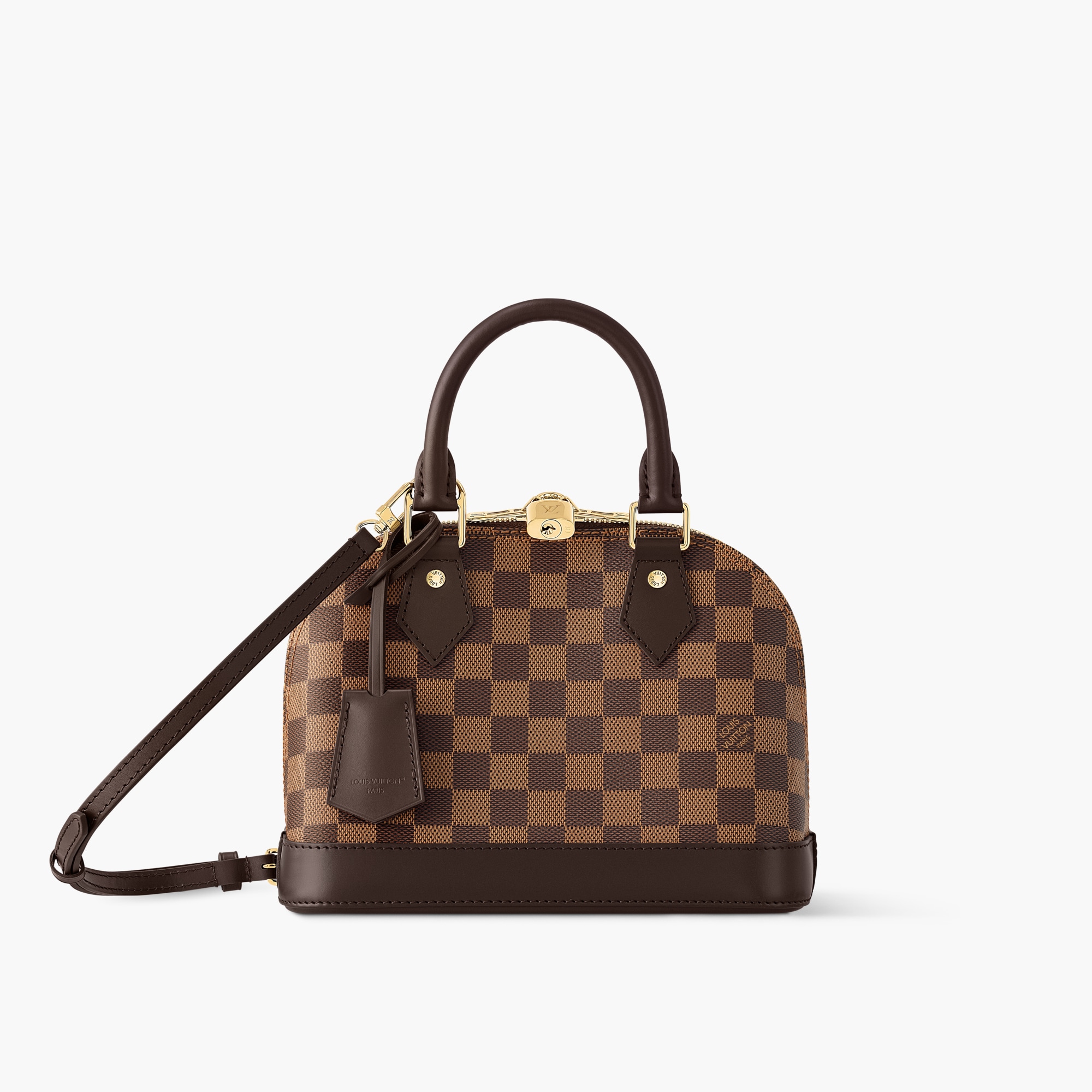Alma BB Damier Ebene Handbags LOUIS VUITTON