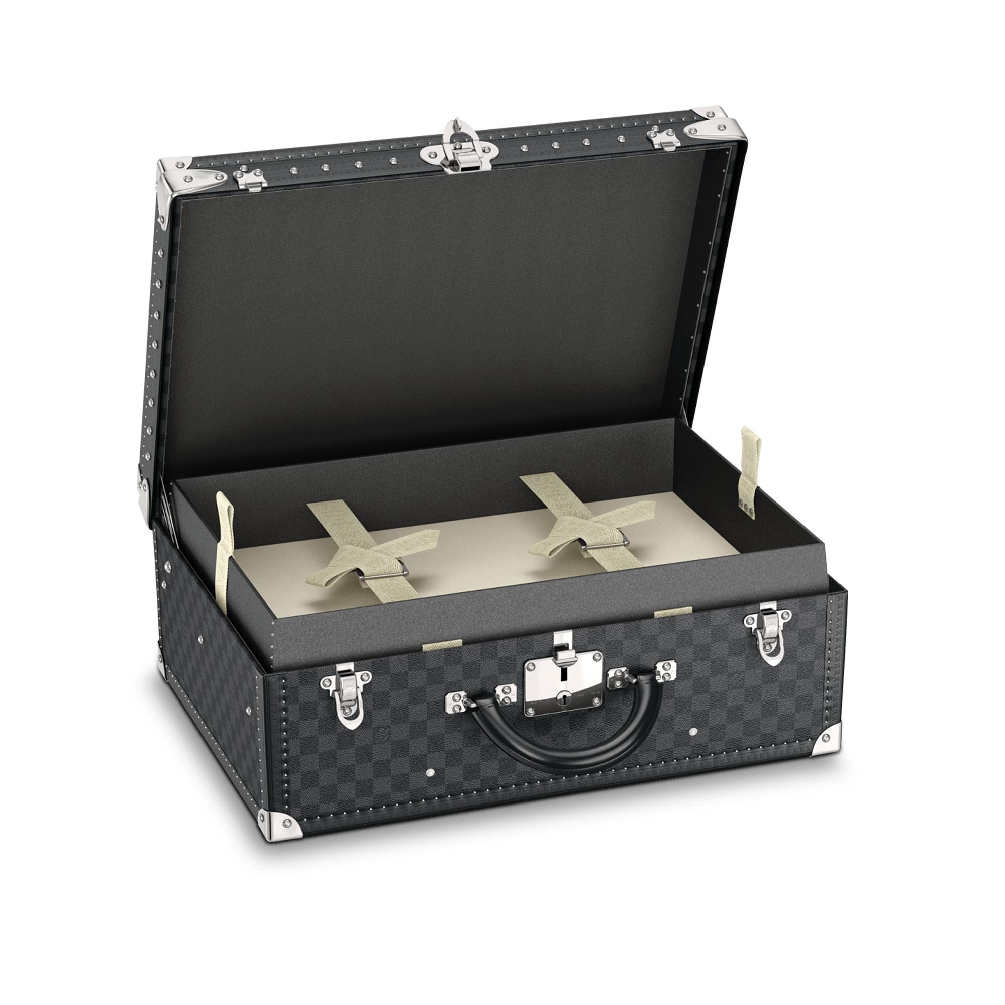 Alzer 55 Damier Graphite Canvas in Men