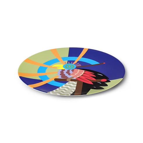 Animali Fantastici Royal Parrot Dinner Plate in Trunks, Travel and Home's Home and Art of Dining Art of Dining collections by Louis Vuitton (Product zoom)