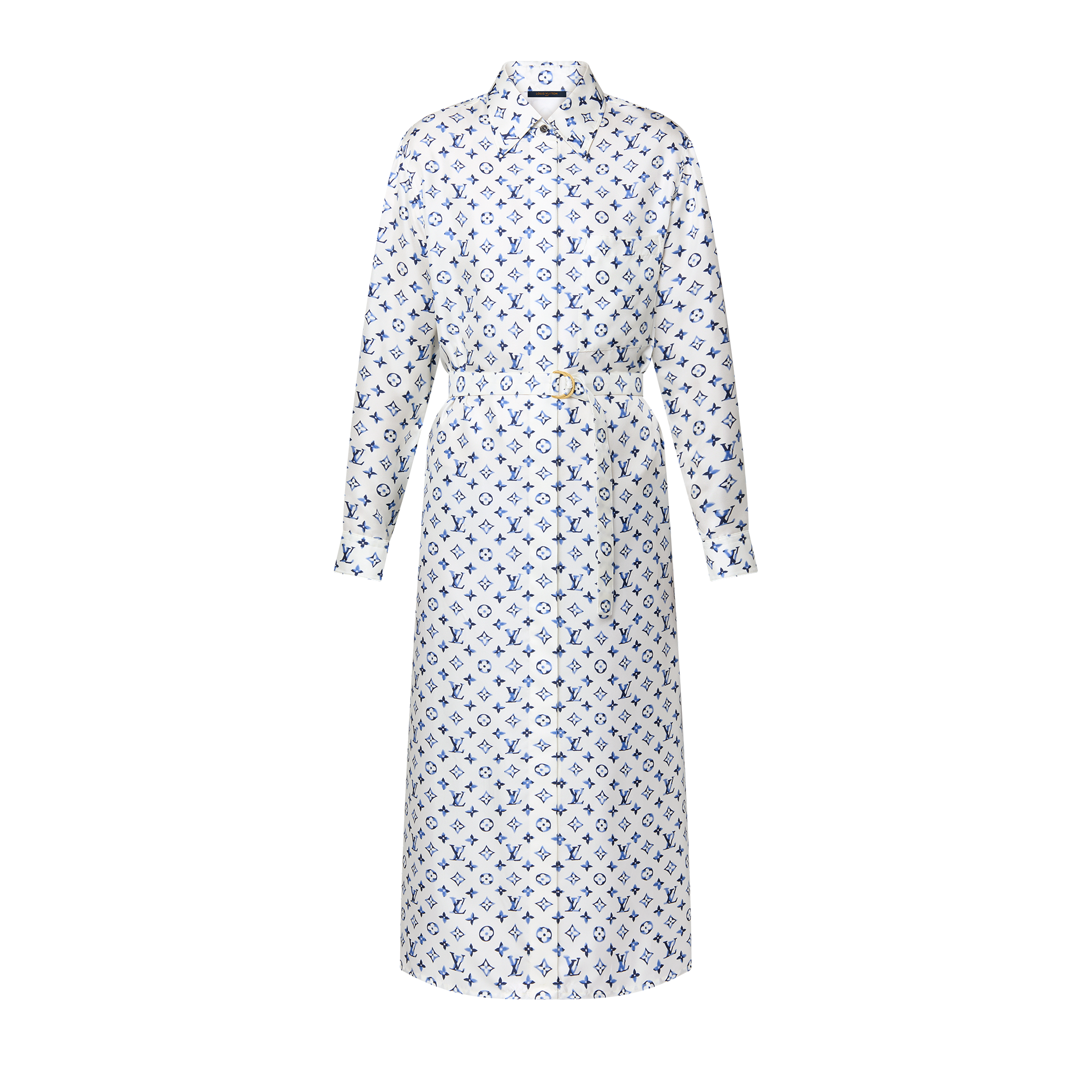 Aquarelle Monogram Shirt Dress  in Women