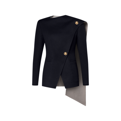 Asymmetrical Scarf Jacket in Women's Ready-to-Wear Coats and Jackets collections by Louis Vuitton (Product zoom)