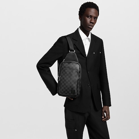 Avenue Slingbag Damier Graphite Canvas in Men's Bags All Collections collections by Louis Vuitton (Product zoom)