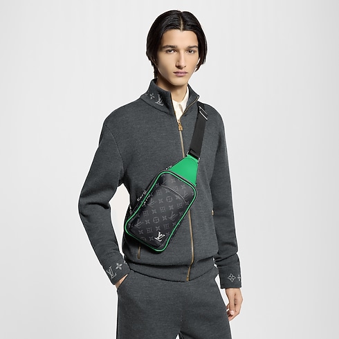 Avenue Slingbag PM Monogram Eclipse in Bags and Small Leather Goods's Men Bags Newness collections by Louis Vuitton (Product zoom)