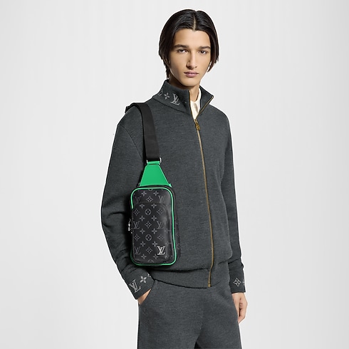 Avenue Slingbag PM Monogram Eclipse in Bags and Small Leather Goods's Men Bags Newness collections by Louis Vuitton (Product zoom)