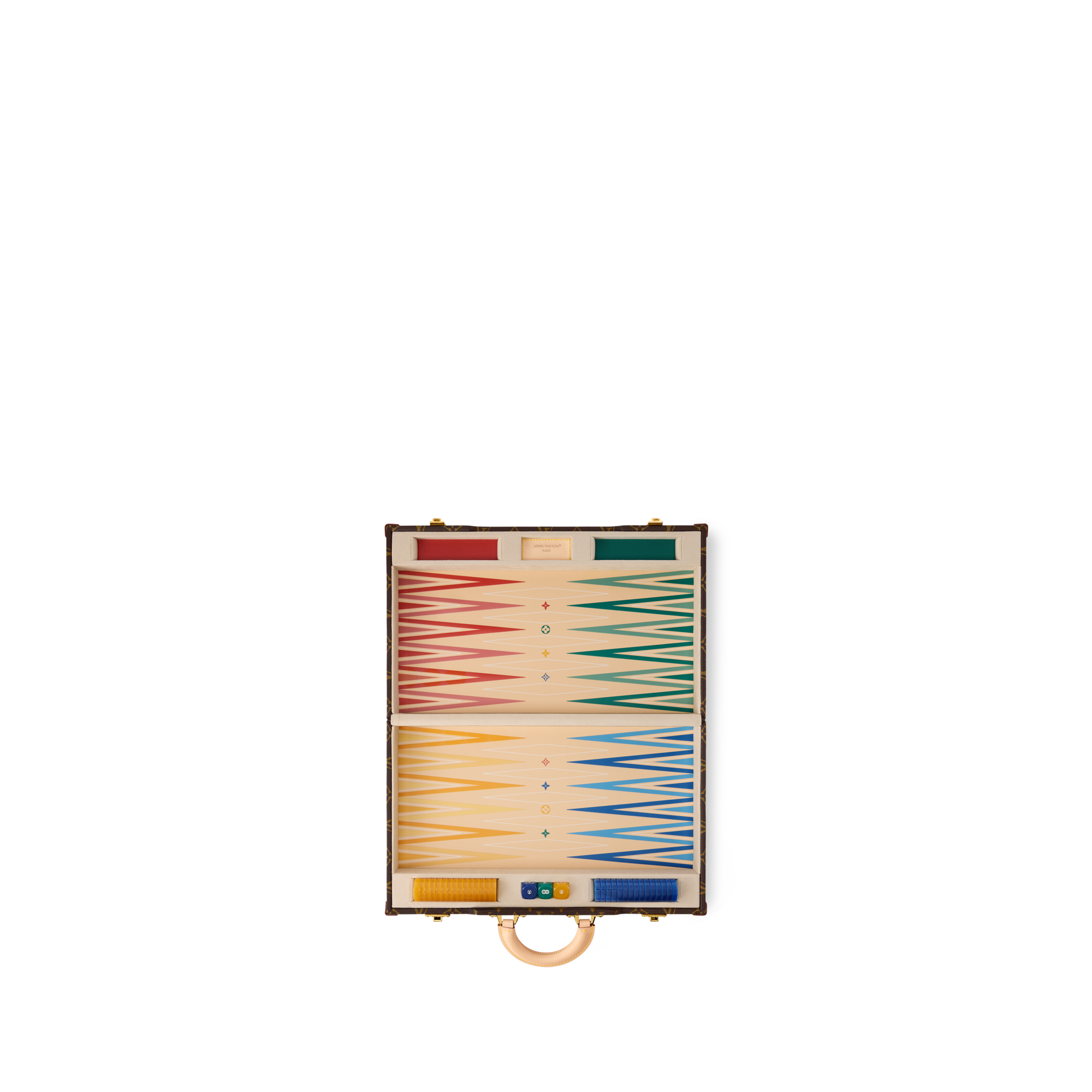 Backgammon Box Monogram in Trunks, Travel and Home