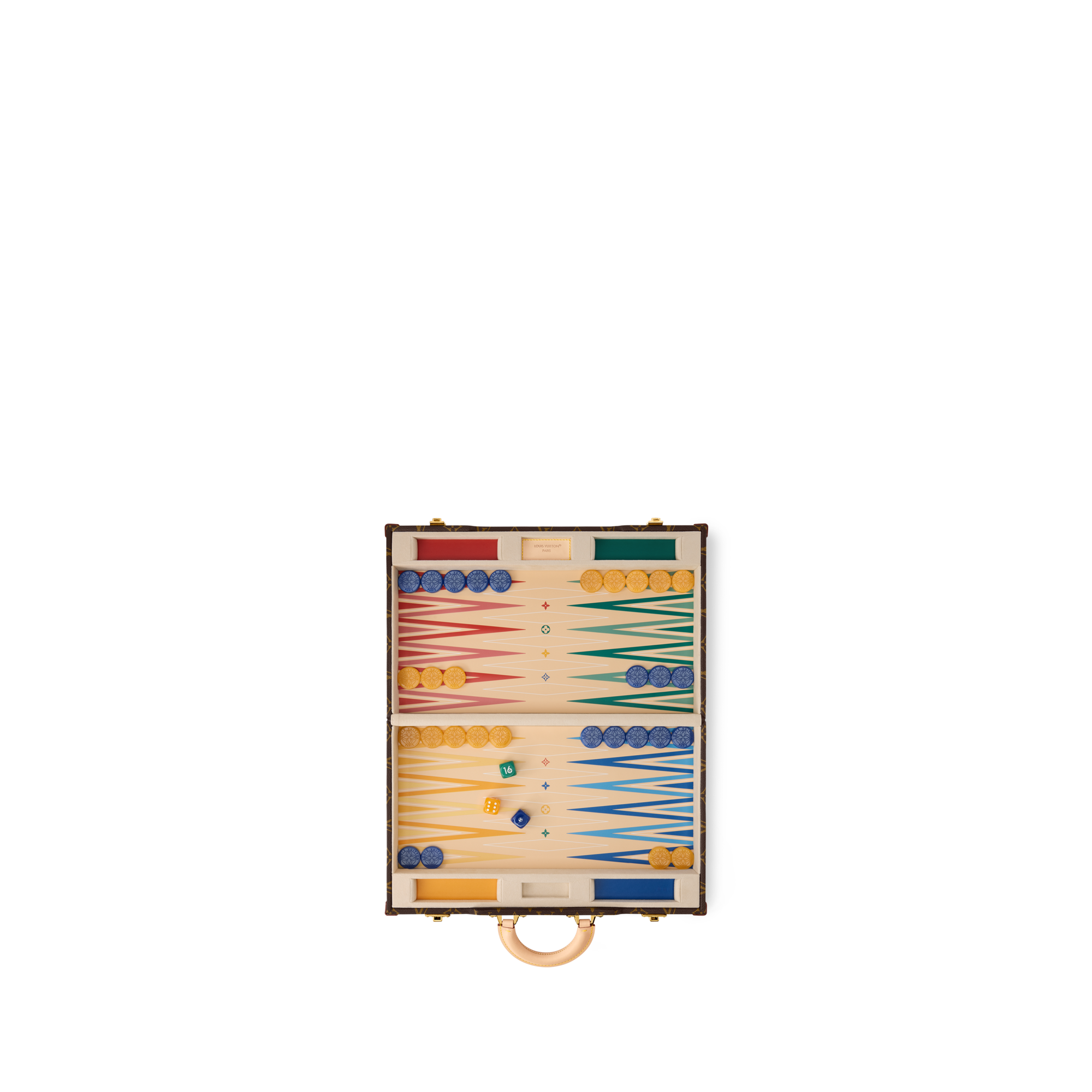 Backgammon Box Monogram in Trunks, Travel and Home