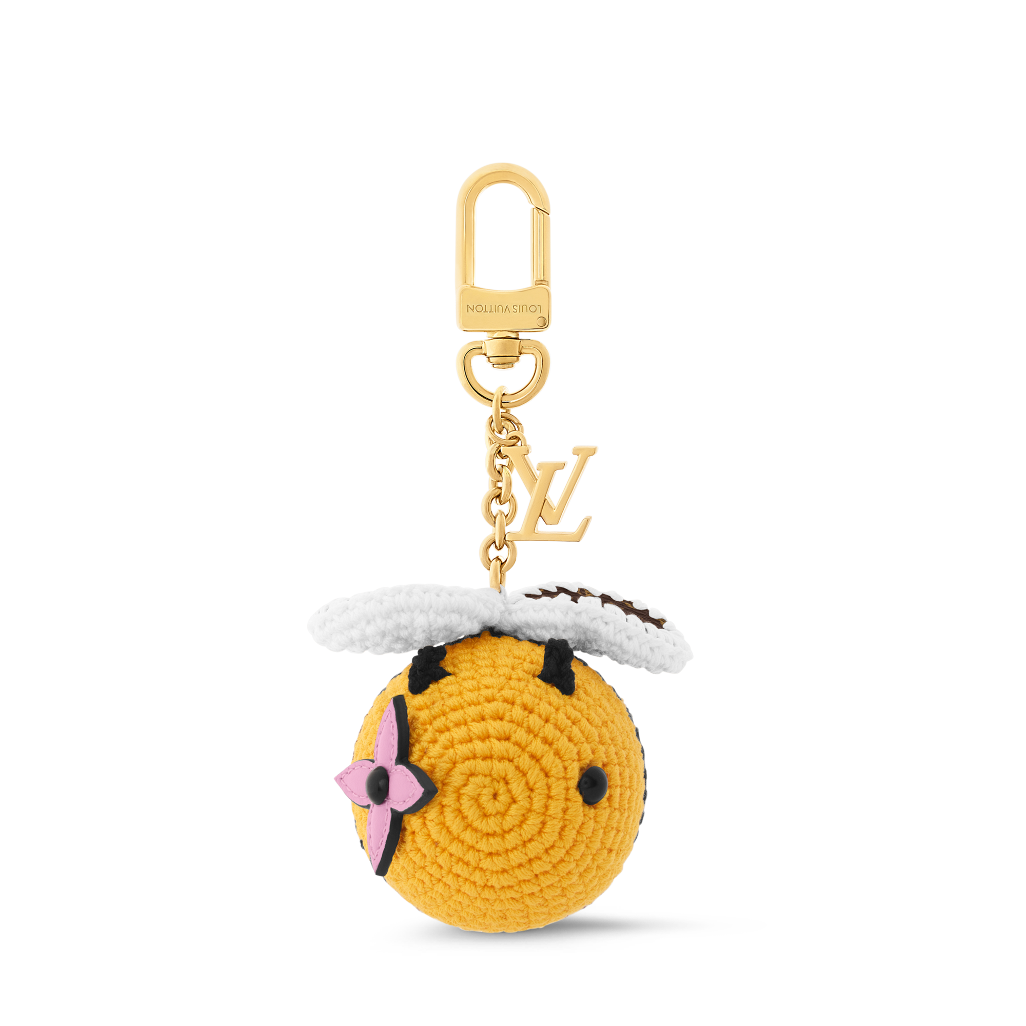 Bee LV Crochet Bag Charm . in Women