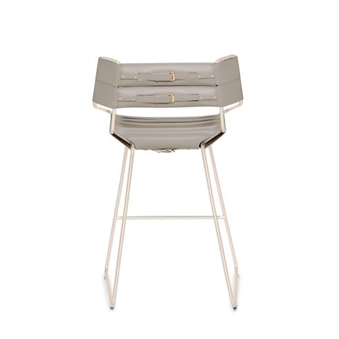 Belt Bar Stool Outdoor By Atelier Oï in Trunks, Travel and Home's Home and Art of Dining Furniture collections by Louis Vuitton (Product zoom)