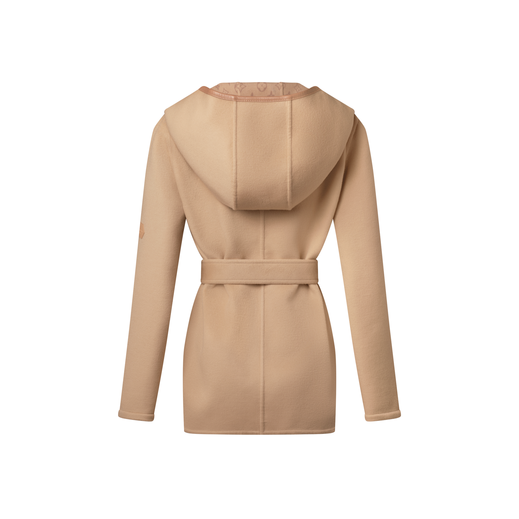 Belted Short Wrap Pea Coat  in Women