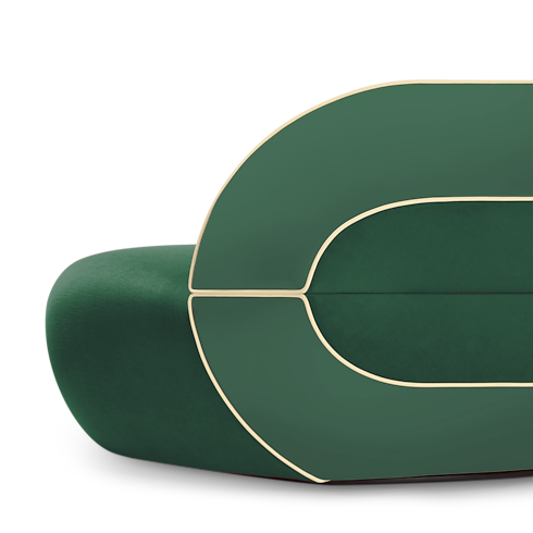Binda Sofa By Raw Edges in Trunks, Travel and Home's Home and Art of Dining Furniture collections by Louis Vuitton (Product zoom)