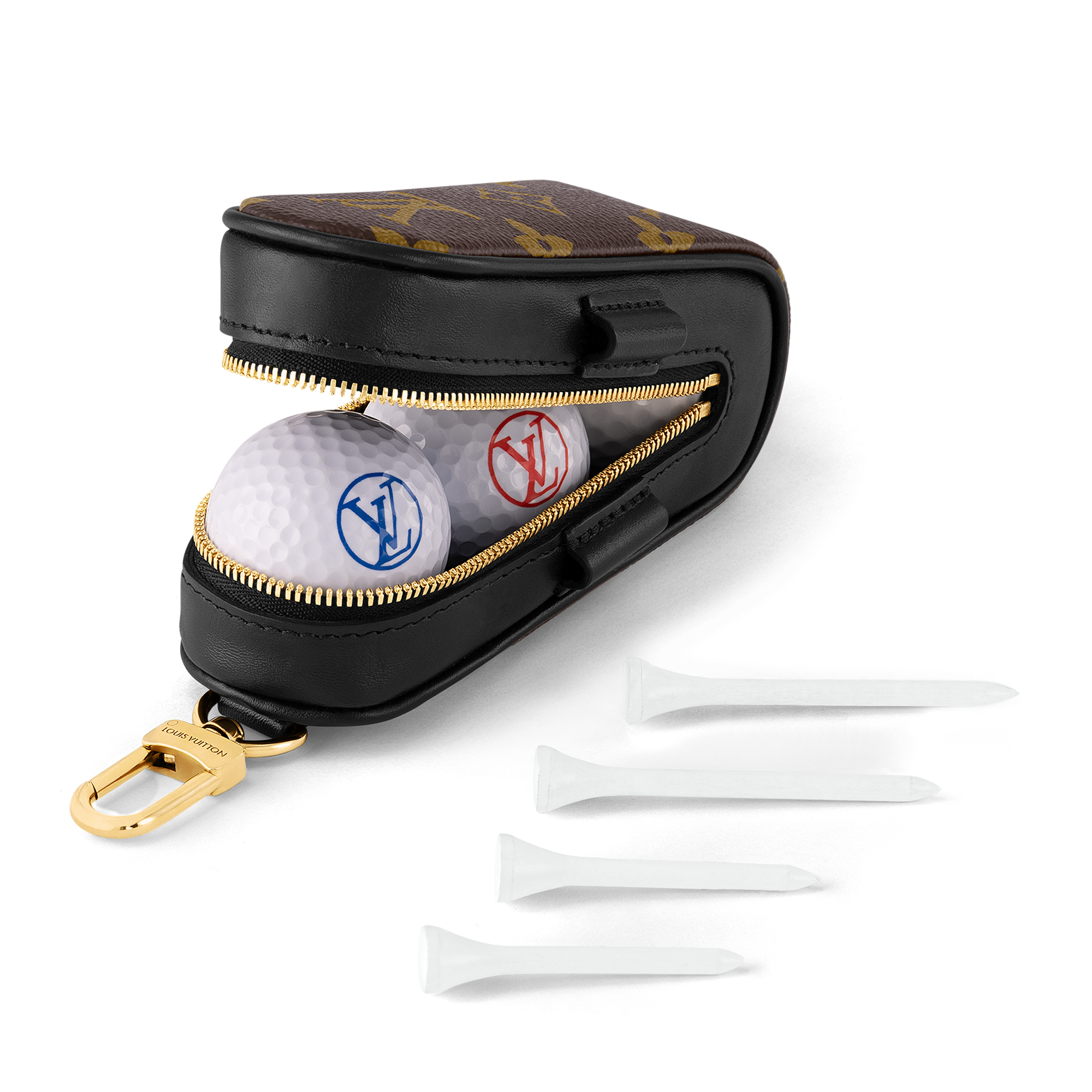 Black Monogram Andrews Golf Kit Monogram in Trunks, Travel and Home