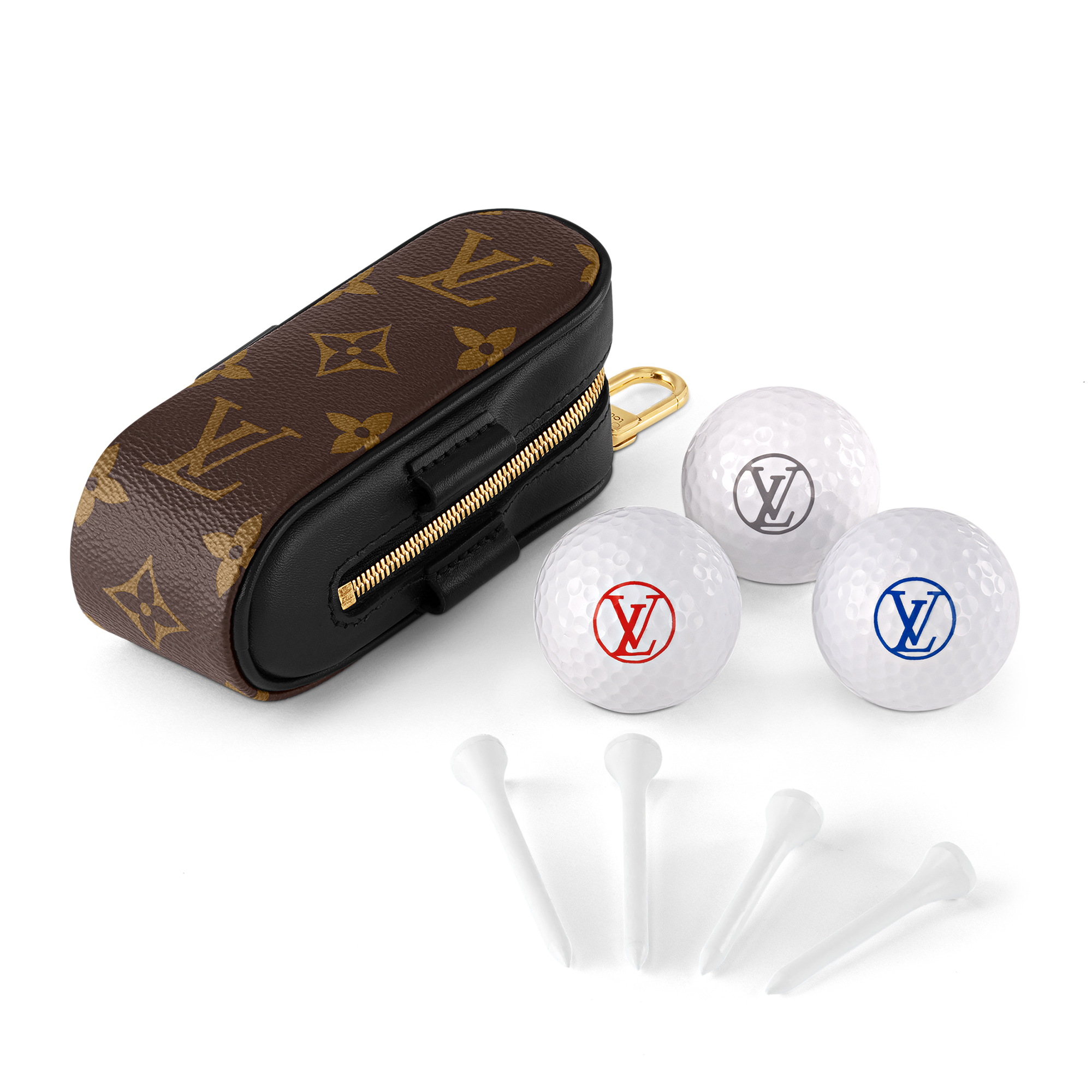 Black Monogram Andrews Golf Kit Monogram in Trunks, Travel and Home