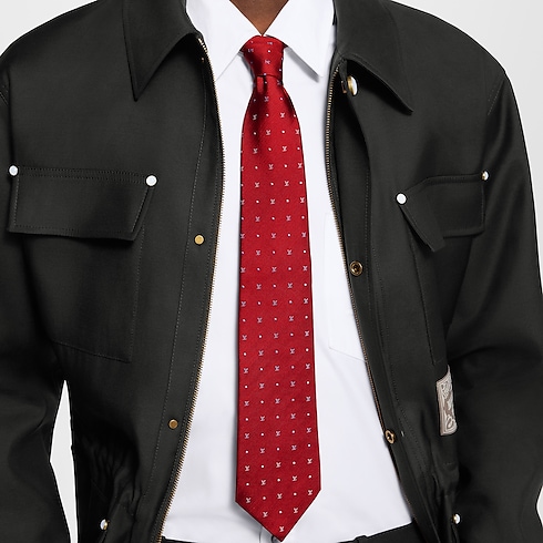 Blason Dots Tie . in Men's Accessories Ties and Pocket Squares collections by Louis Vuitton (Product zoom)