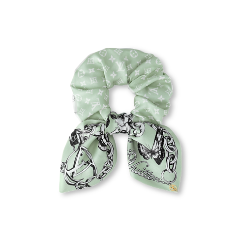 Blooming Monogram Scrunchy . in Women's Accessories Hair Accessories collections by Louis Vuitton (Product zoom)