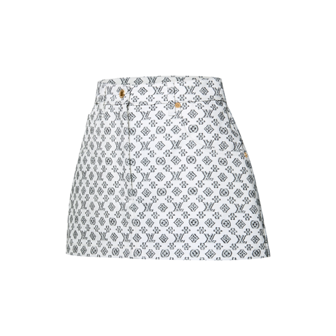 Blurry Monogram Mini Skirt in Women's Ready-to-Wear Skirts and Shorts collections by Louis Vuitton (Product zoom)