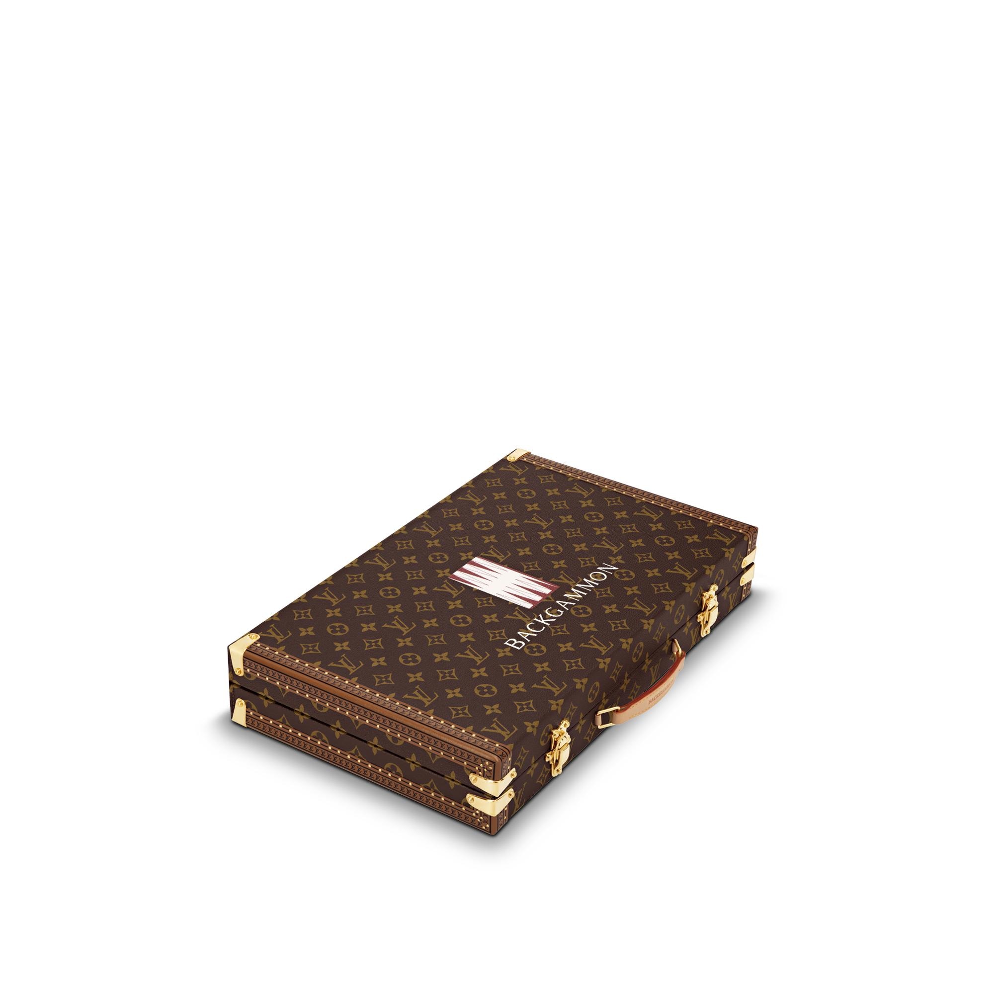 Boîte Jeu Backgammon Monogram in Trunks, Travel and Home