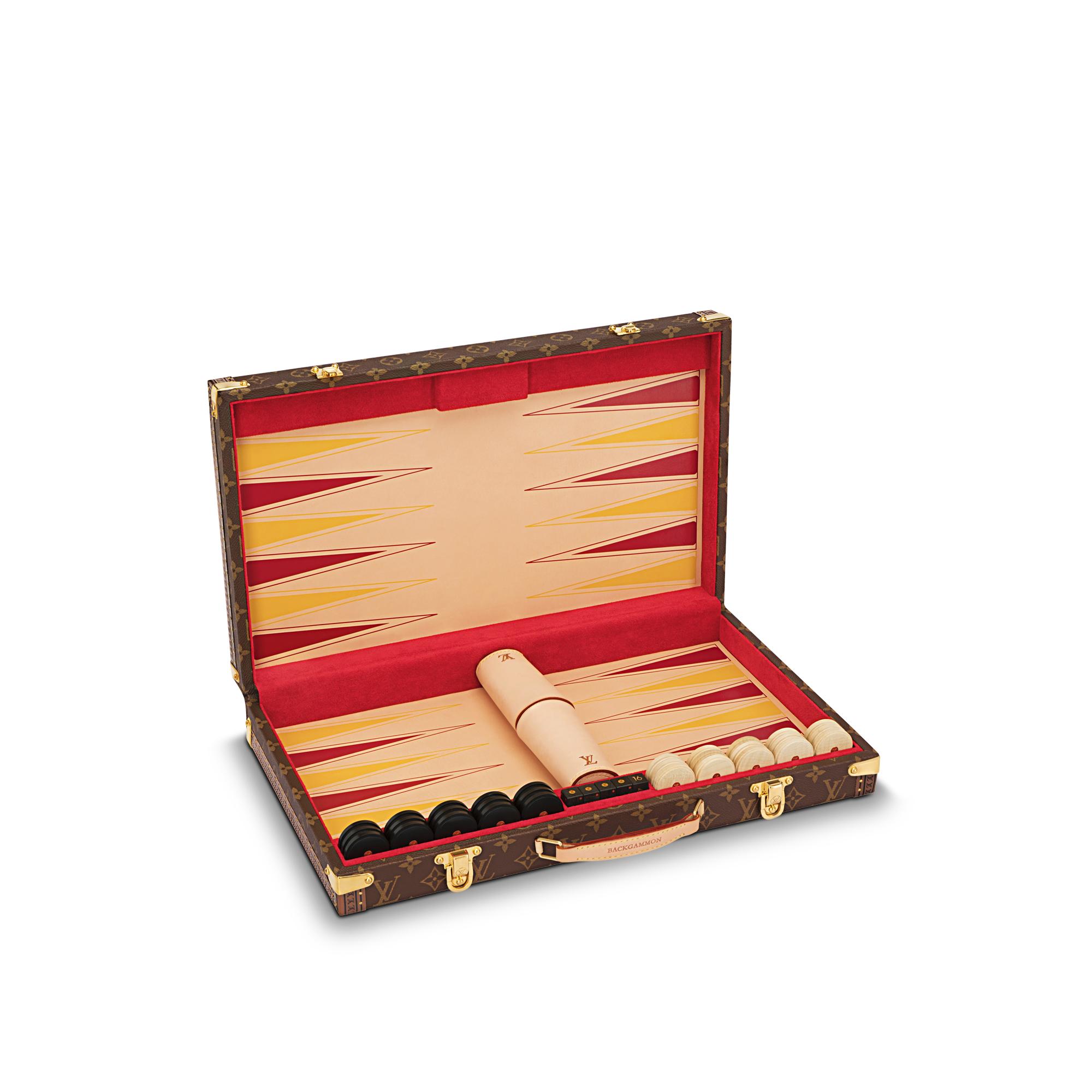 Boîte Jeu Backgammon Monogram in Trunks, Travel and Home