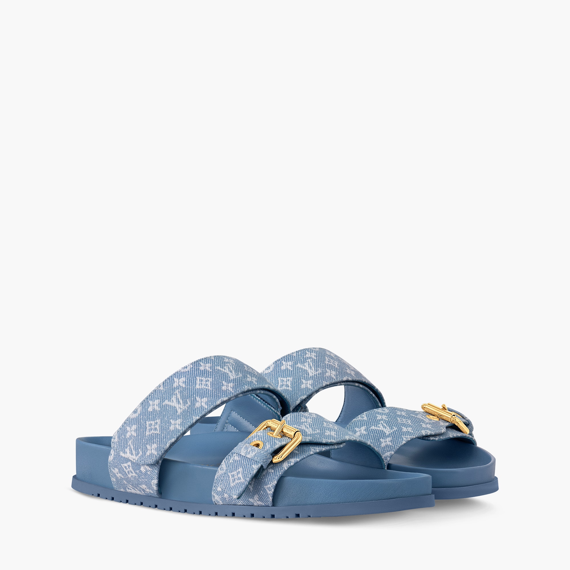 Bom Dia Flat Comfort Mule Shoes LOUIS VUITTON