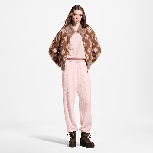 Brushed Monogram Zip-Up Jacket in Women's Ready-to-Wear Knitwear collections by Louis Vuitton (Product zoom)