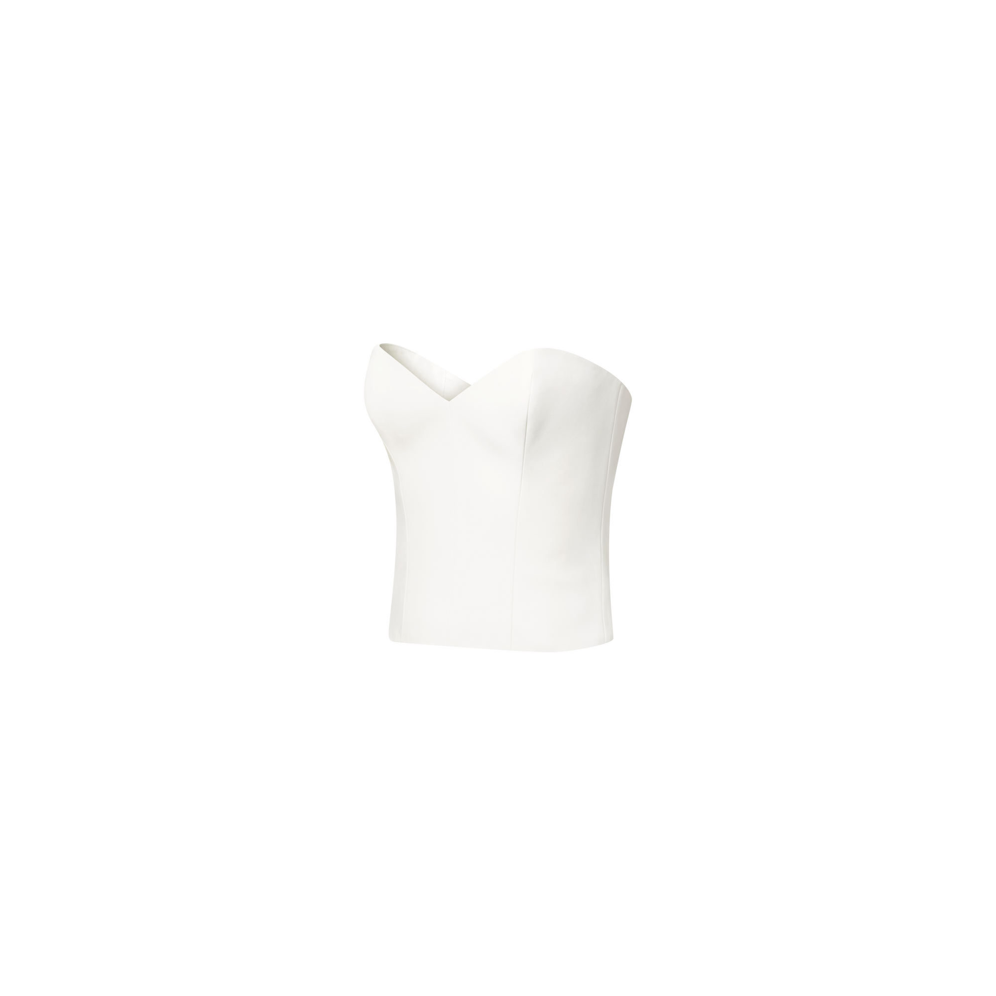 Bustier Leather Top  in Women
