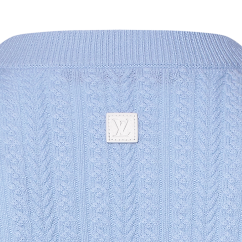 Cable Knit Wool-Cashmere Crewneck in Men's New In Men } collections by Louis Vuitton (Product zoom)