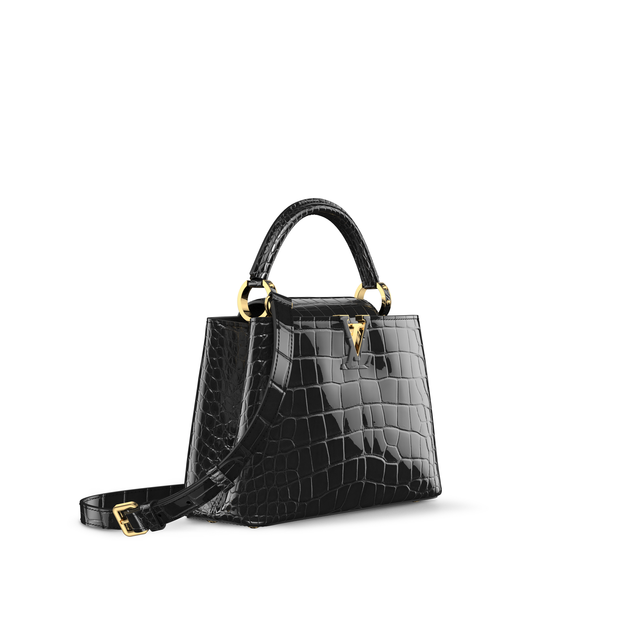 Capucines Bb Crocodilien Brillant in Women