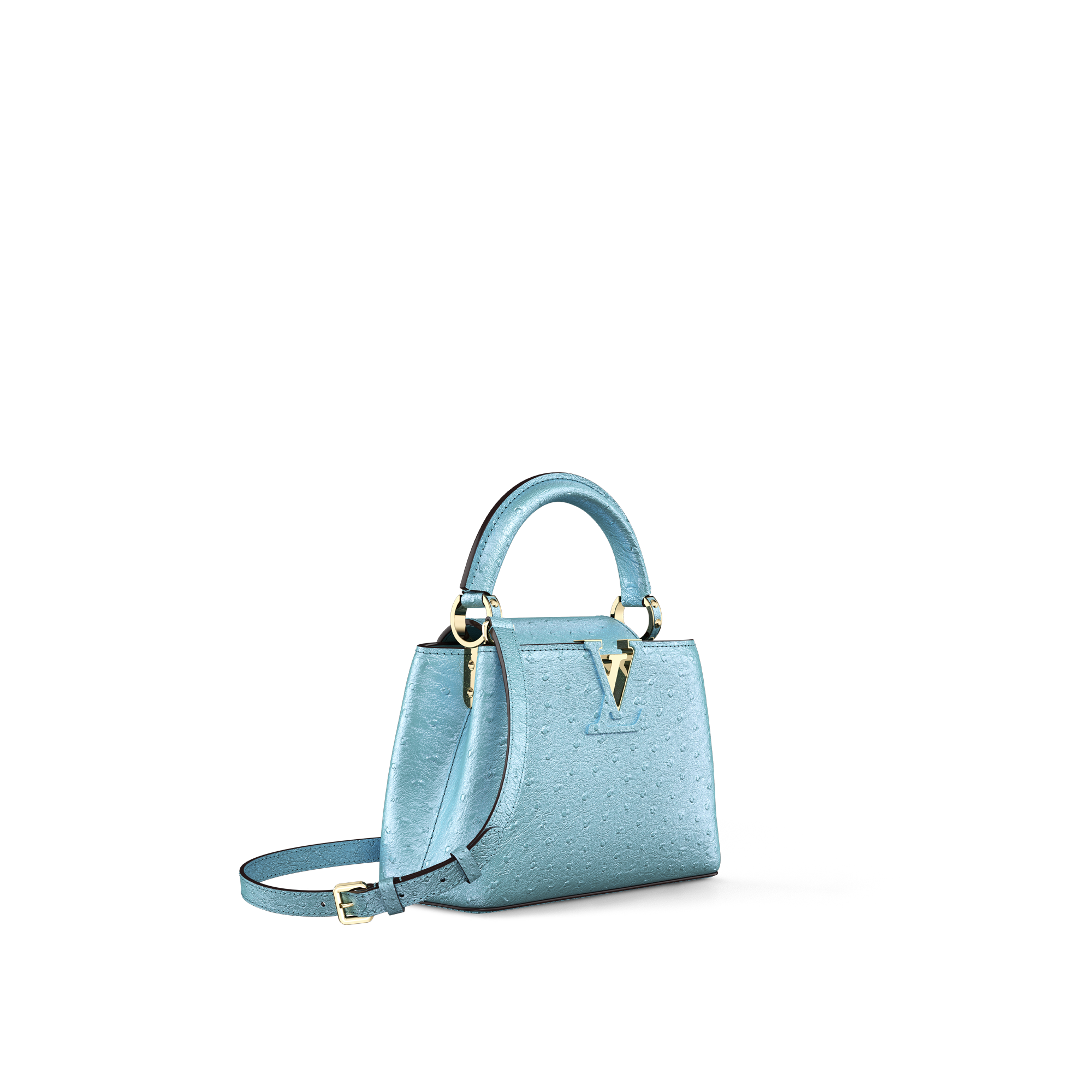 Capucines Mini Autruche in Women