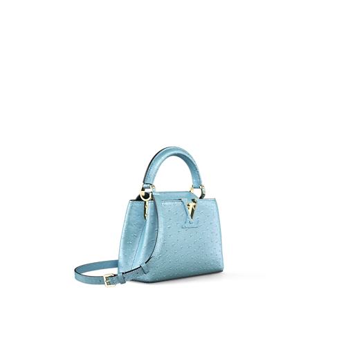 Capucines Mini Autruche in Women's Handbags Capucines collections by Louis Vuitton (Product zoom)