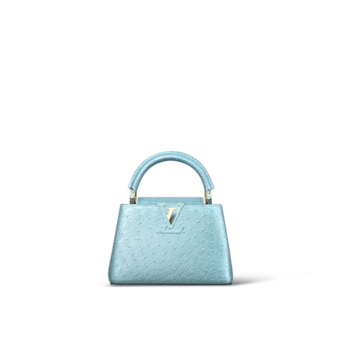 Capucines Mini Autruche in Women's Handbags Capucines collections by Louis Vuitton (Product zoom)