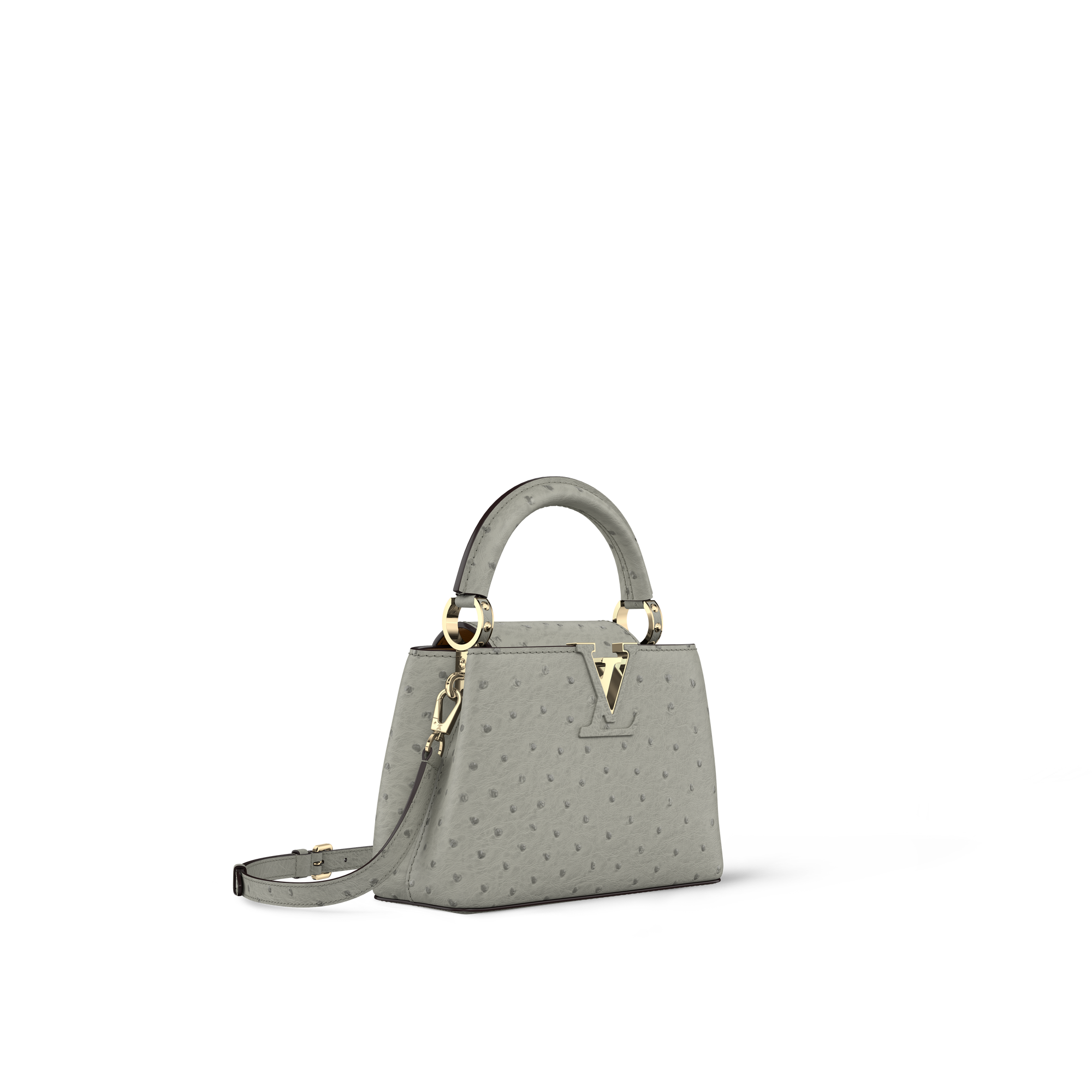 Capucines Mini Autruche in Women