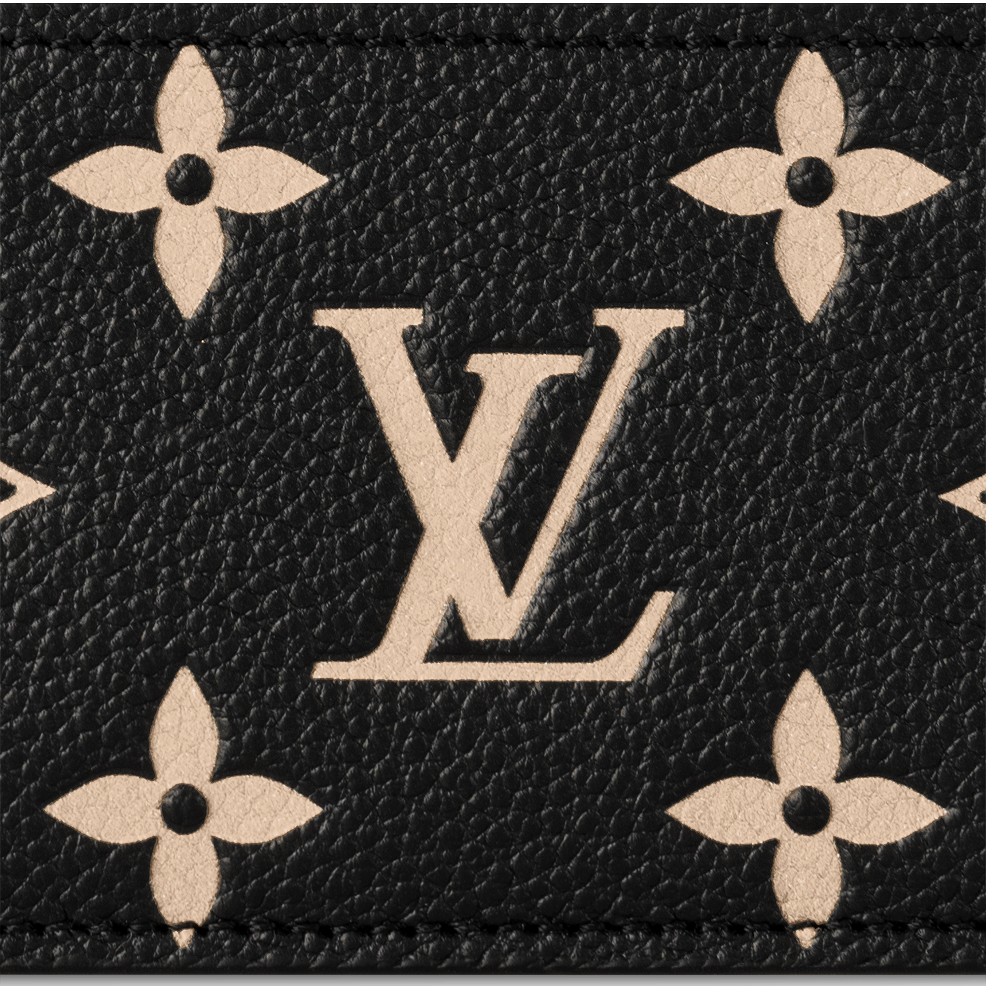Card Holder Bicolour Monogram Empreinte Leather in Women