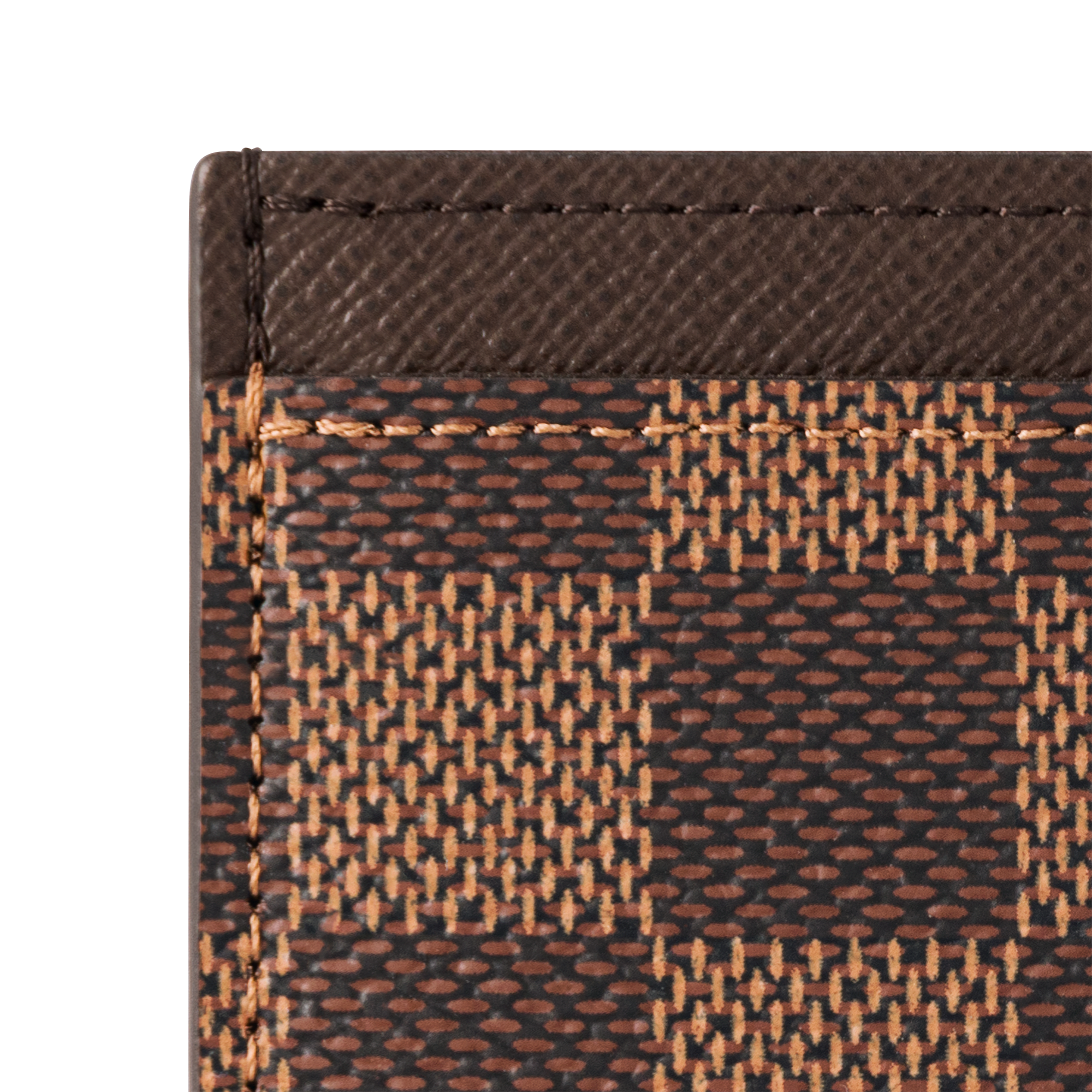 Card Holder Damier Ebene Canvas in Women