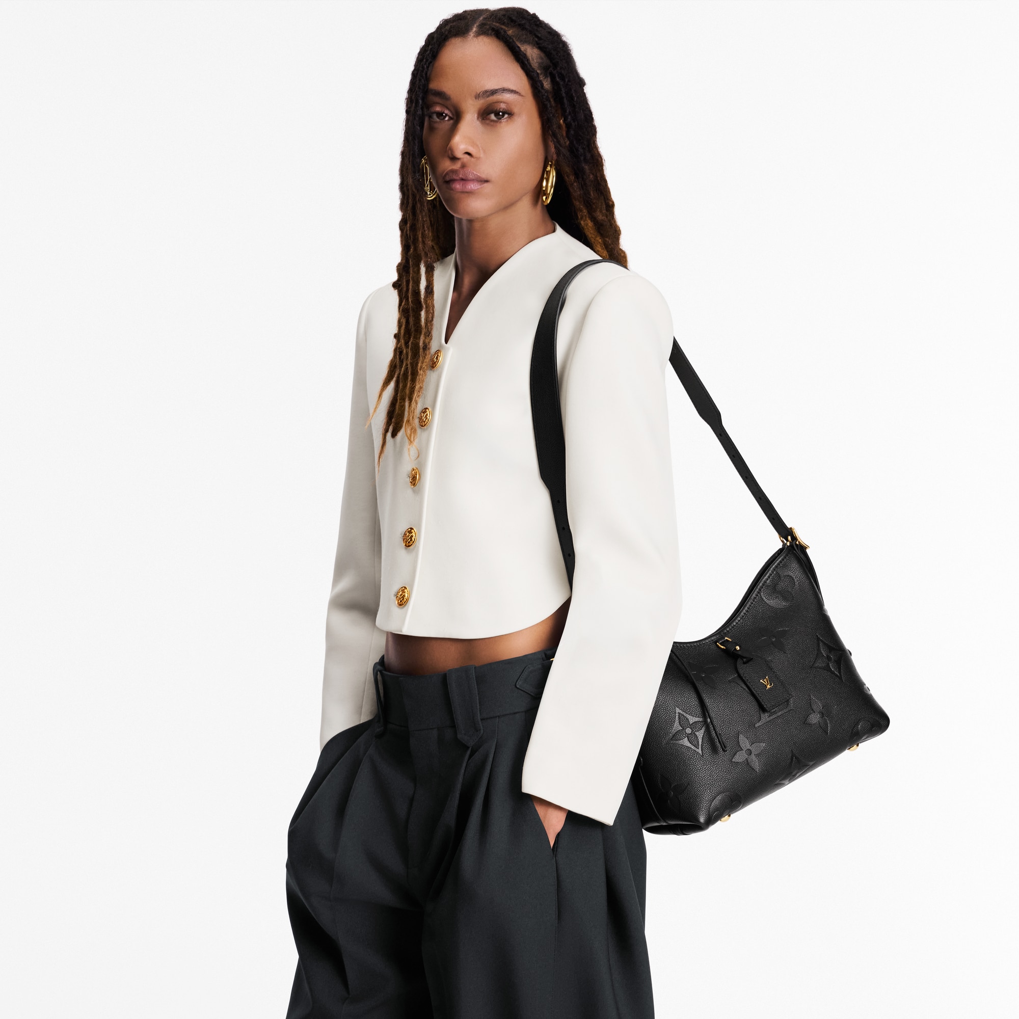 Carryall PM Monogram Empreinte Leather in Women