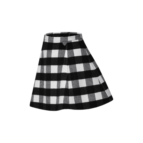 Check Flared Skirt in Women's Ready-to-Wear Skirts and Shorts collections by Louis Vuitton (Product zoom)