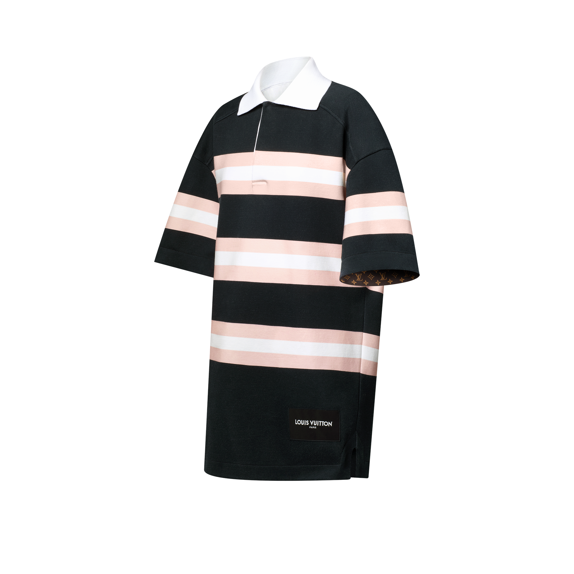 Chunky Stripes Polo Dress  in Women