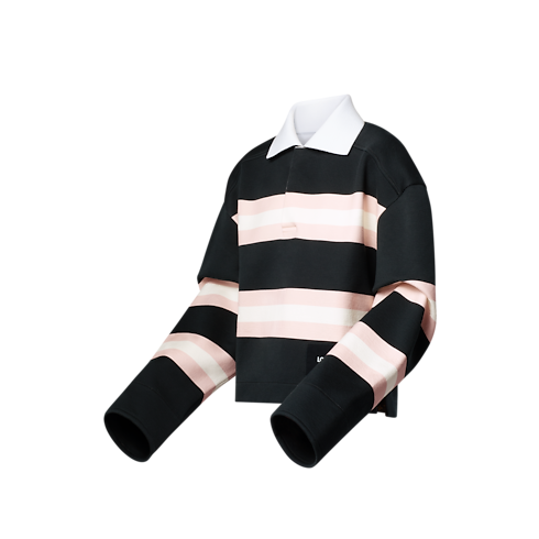 Chunky Stripes Polo Top in Women's Ready-to-Wear Tops collections by Louis Vuitton (Product zoom)