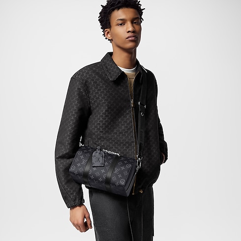 City Keepall Monogram Eclipse in New's Holiday Men's Selection collections by Louis Vuitton (Product zoom)