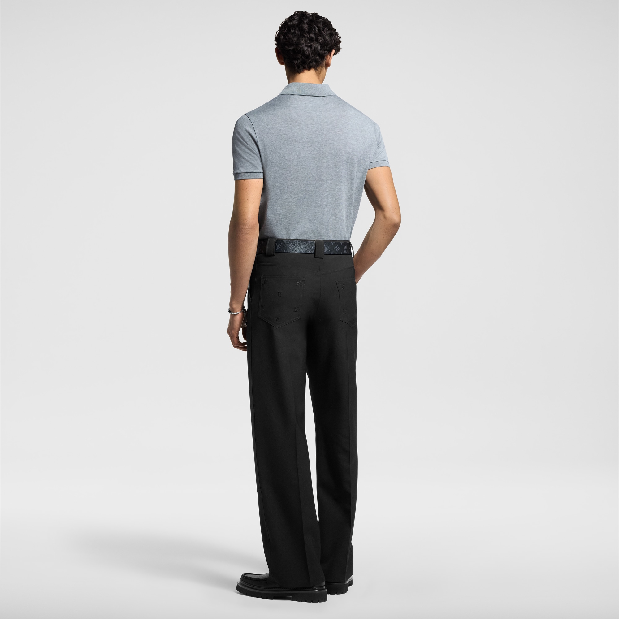 Classic Short Sleeve Pique Polo  in Men