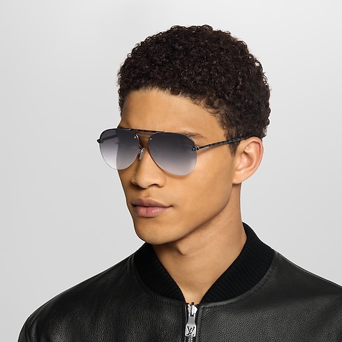 Clockwise Canvas Sunglasses . in Men's Accessories Sunglasses collections by Louis Vuitton (Product zoom)