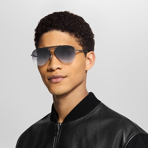 Clockwise Canvas Sunglasses . in Men's Accessories Sunglasses collections by Louis Vuitton (Product zoom)