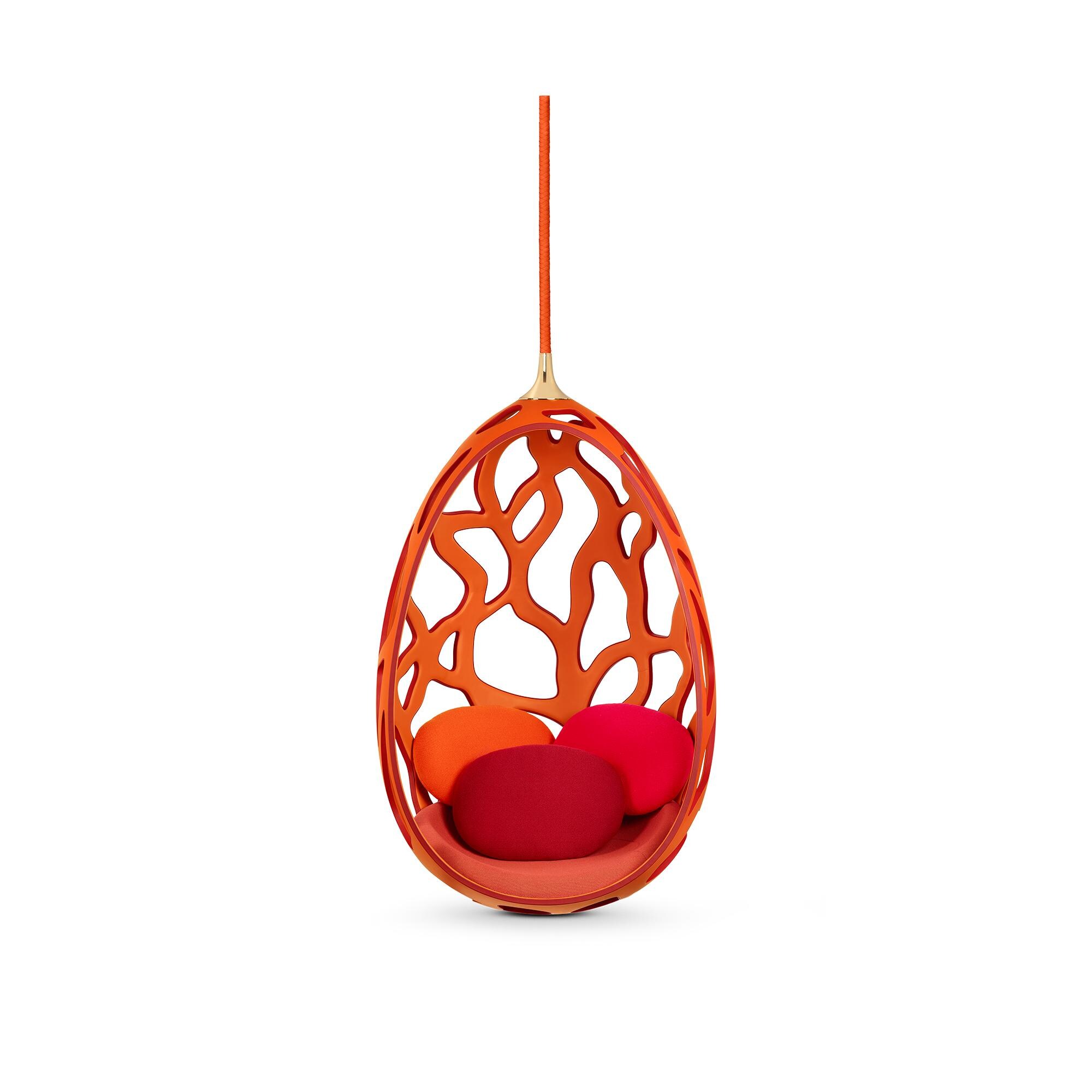 Cocoon By Fernando & Humberto Campana Calfskin in Trunks, Travel and Home