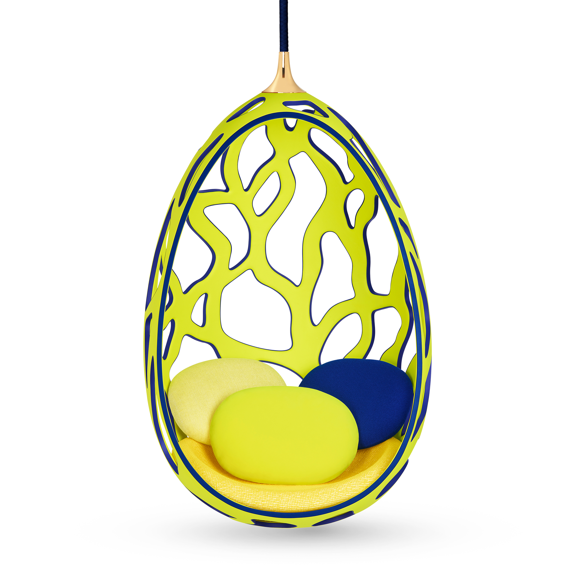 Cocoon By Fernando & Humberto Campana Calfskin in Trunks, Travel and Home