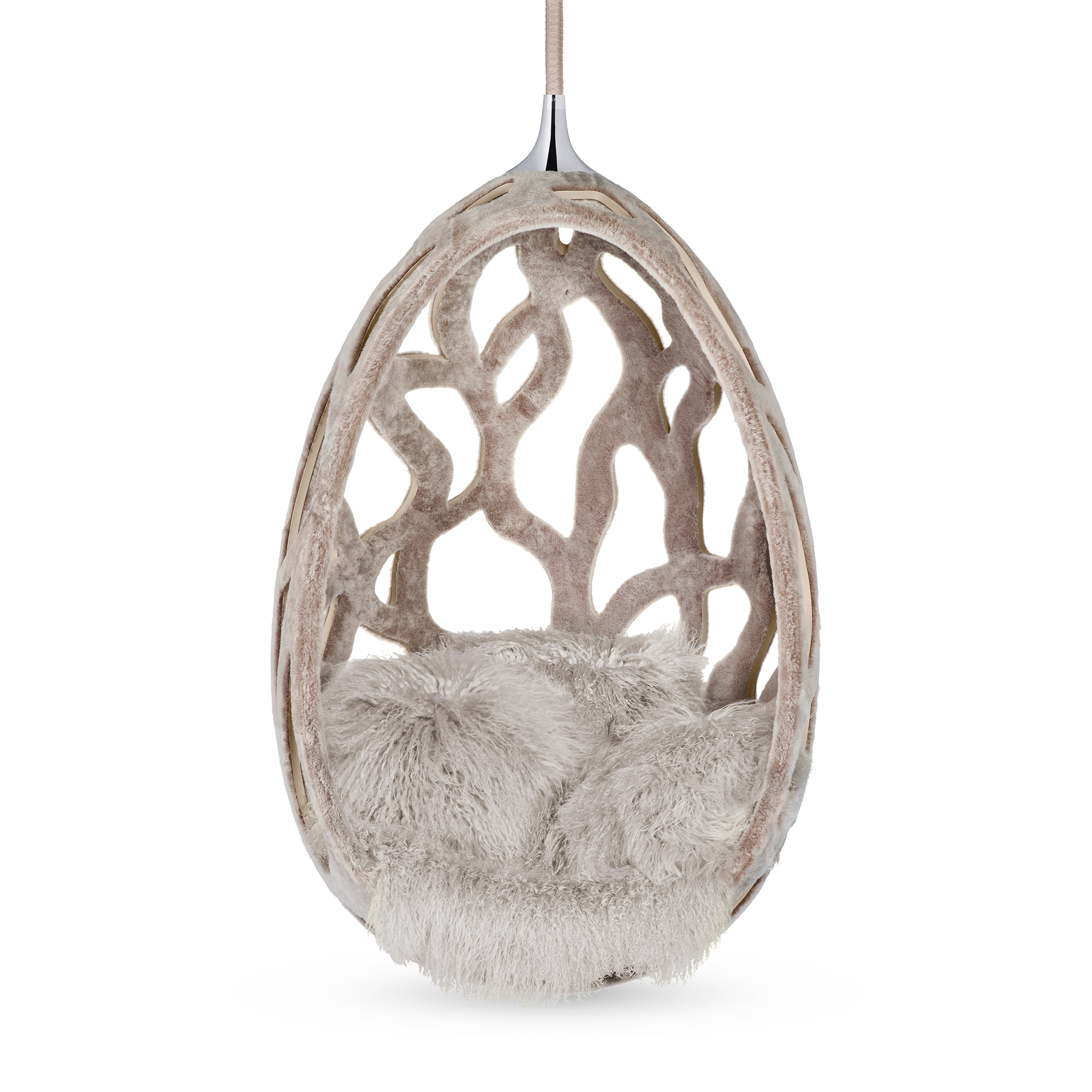 Cocoon Fur By Fernando & Humberto Campana Fur in Trunks, Travel and Home