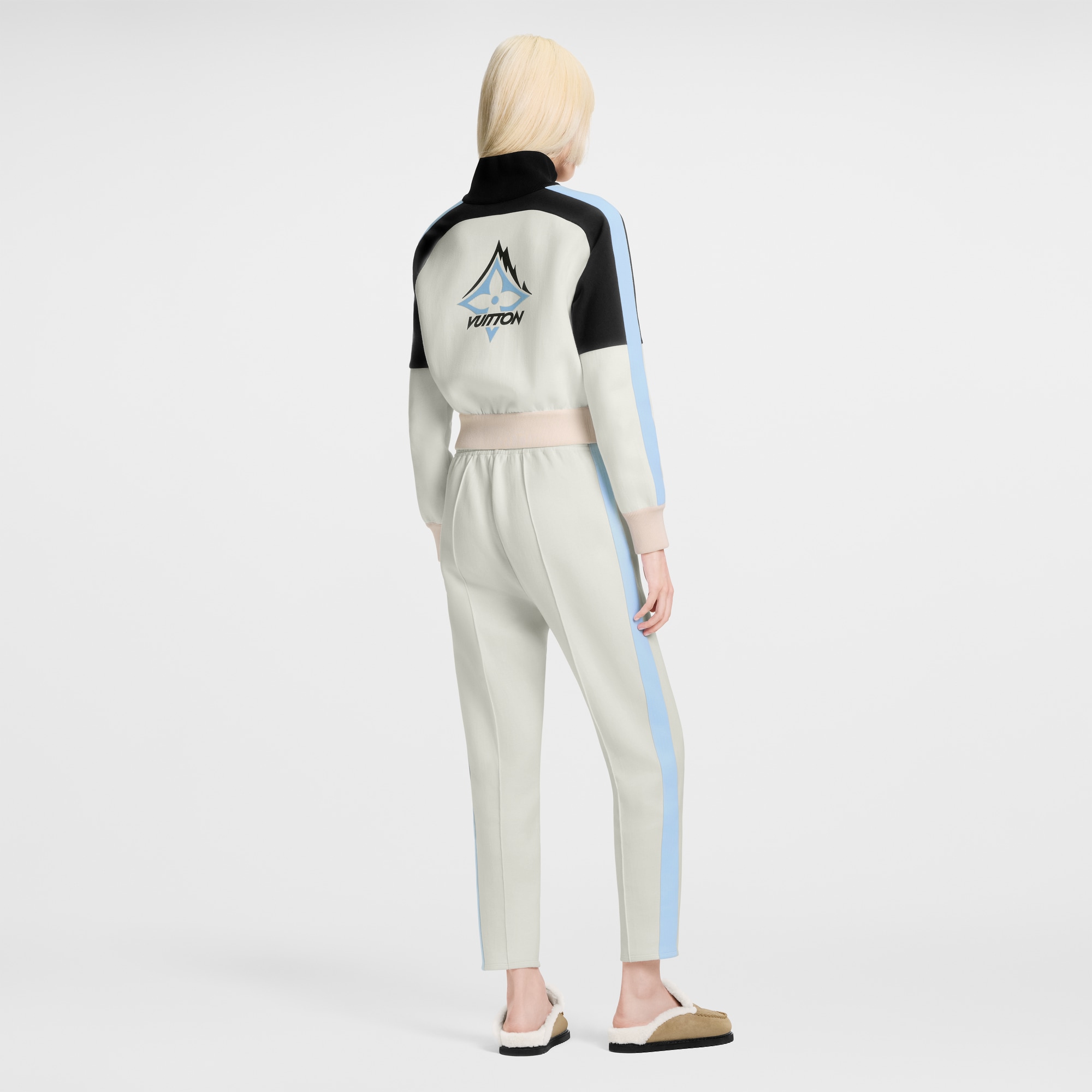 Color-Blocked Mountain Signature Jacket  in Women